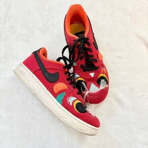 Kids NIKE Force One LV8 "Year of the Tiger" lucky carp fish athletic shoes